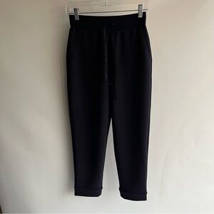 Talbots Airknit? Stretch Joggers Sz PP Petite XS 0-2 Black Pants New NWT
